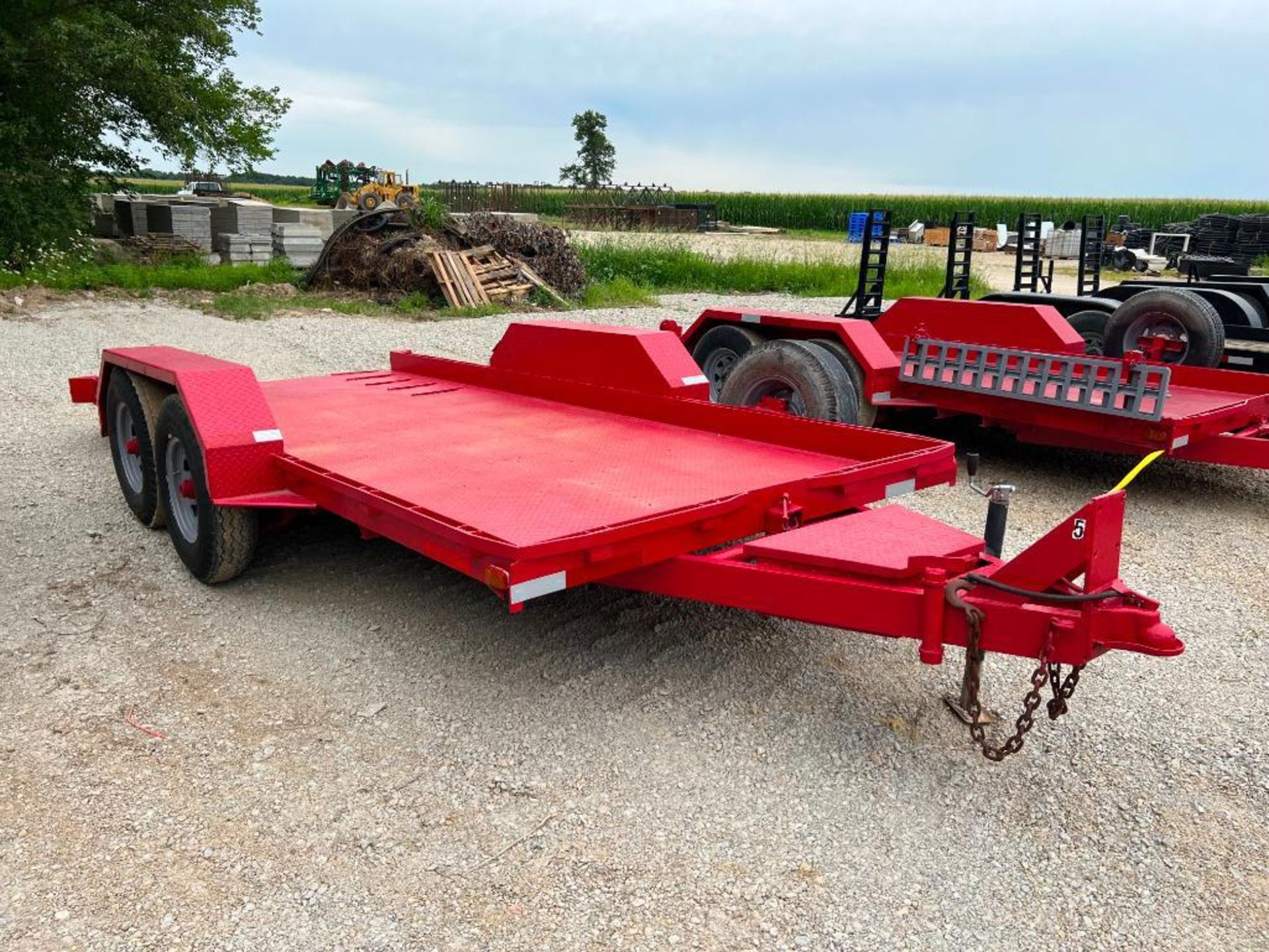 1996 Imperial 16' x 79" Tilt Trailer VIN #1T9FS1624T0372118, Metal Flooring & Spare Tire, New Paint. - Image 2 of 9