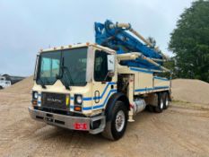 2007 Mack MR688S Putzmeister Pump Truck, VIN #1M2K197C57M035500, Miles 93,915, Hours 7,261, Maxitorq