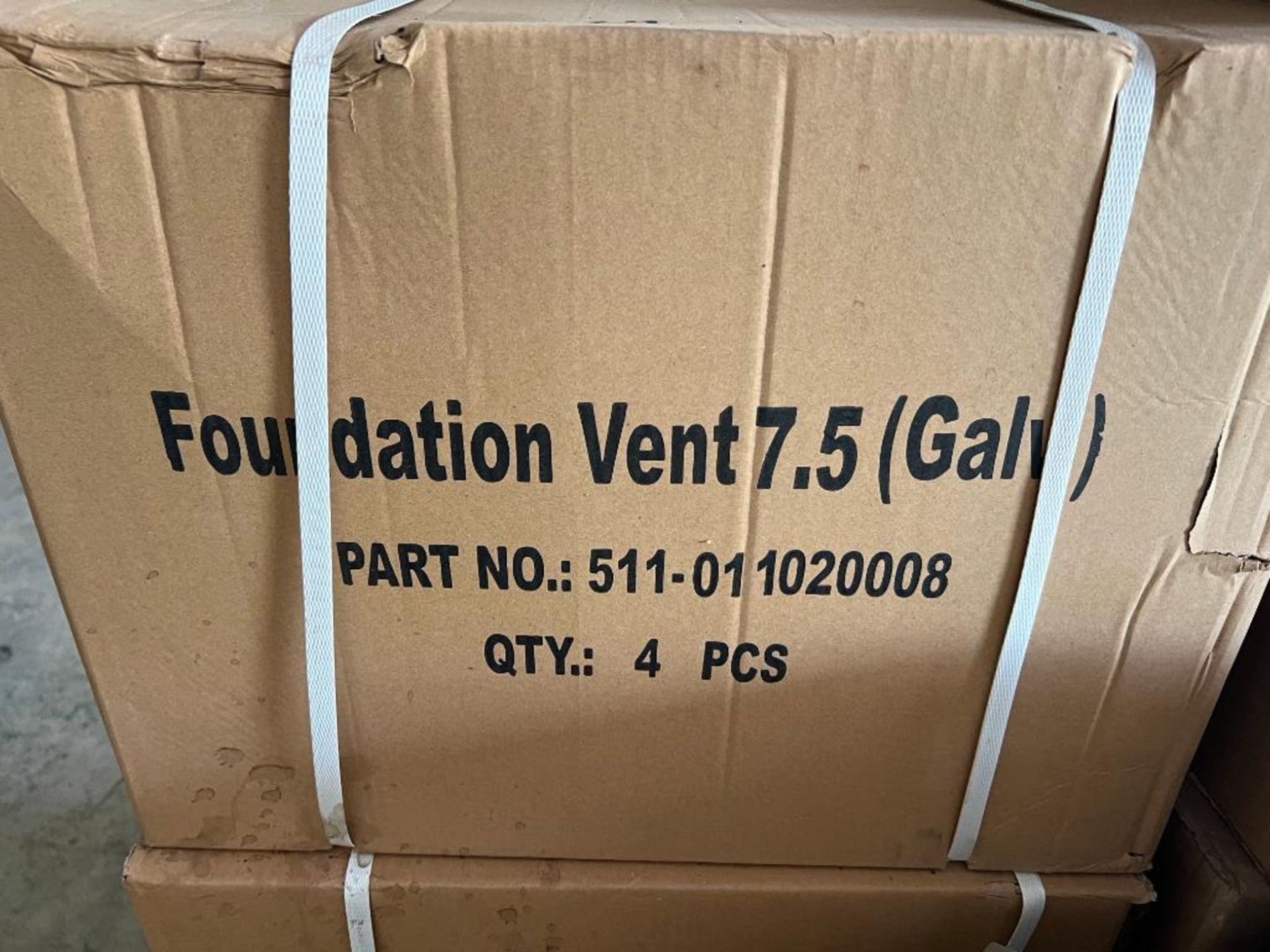 (24) Foundation Vent 7.5 (Galv) Part #511-011020008, 4 per Box. Located in Altamont, IL - Image 2 of 5