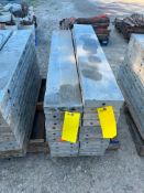 (10) 8" x 4' Wall Ties Aluminum Concrete Forms, 6-12 Hole Pattern. Located in Altamont, IL