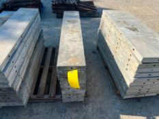(10) 9" x 4' Wall Ties Aluminum Concrete Forms, 6-12 Hole Pattern. Located in Altamont, IL