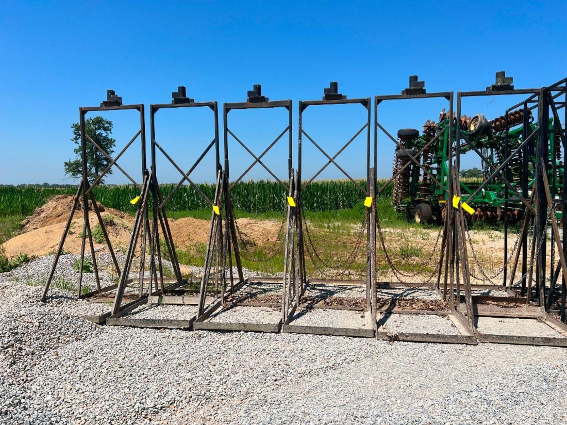 9' x 98" x 37 1/2" Form Basket with Bell. Located in Altamont, IL - Image 2 of 2