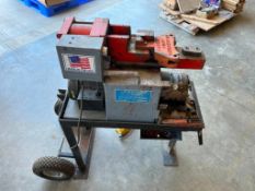 Fascut FS600 Portable Rebar Cutter Bender Combo, Serial #7881. Located in Altamont, IL