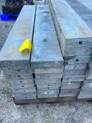 (8) 7" x 4' Wall Ties Aluminum Concrete Forms, 6-12 Hole Pattern. Located in Altamont, IL