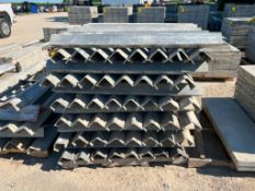 (10) 4"x 4" x 4' ISC Wall Ties Aluminum Concrete Forms, 6-12 Hole Pattern. Located in Altamont, IL