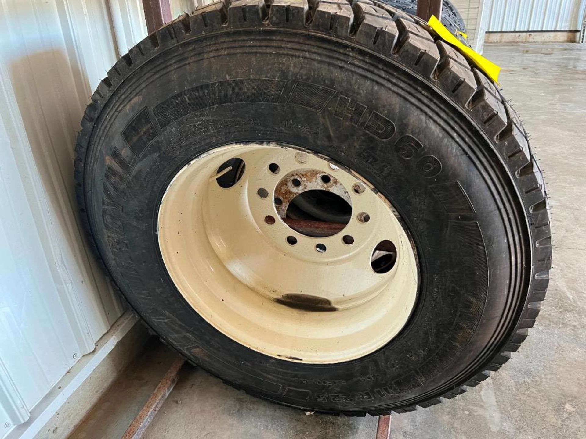 (1) New Uniroyal 11 R 22.5, HD 60, 10 Bolt Rim & (1) Used Tire.  Located in Altamont, IL - Image 2 of 7