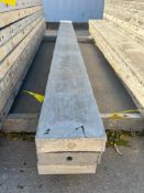 (3) 7" x 8' & (5) 9" x 8' Wall Ties Smooth Aluminum Concrete Forms, 8" Hole Pattern. Located in Mt.