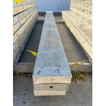 (3) 7" x 8' & (5) 9" x 8' Wall Ties Smooth Aluminum Concrete Forms, 8" Hole Pattern. Located in Mt.