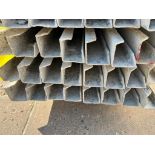 (8) 4" x 4' x 9' Nominal Wall Ties Smooth Aluminum Concrete Forms, 6-12 Hole Pattern. Located in Mt.