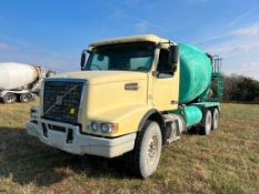 2008 Volvo Concrete Mixer, VIN #4V5KC9EF78N491215, Miles 123,660, Eaton Fuller 9 Speed RTO-16909ALL,