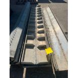 (2) 7" x 8' Hinged Wall Ties Smooth Aluminum Concrete Forms, 8" Hole Pattern. Located in Mt. Pleasan