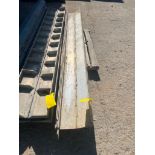(3) 6" x 8' Hinged Wall Ties Smooth Aluminum Concrete Forms, 8" Hole Pattern. Located in Mt. Pleasan