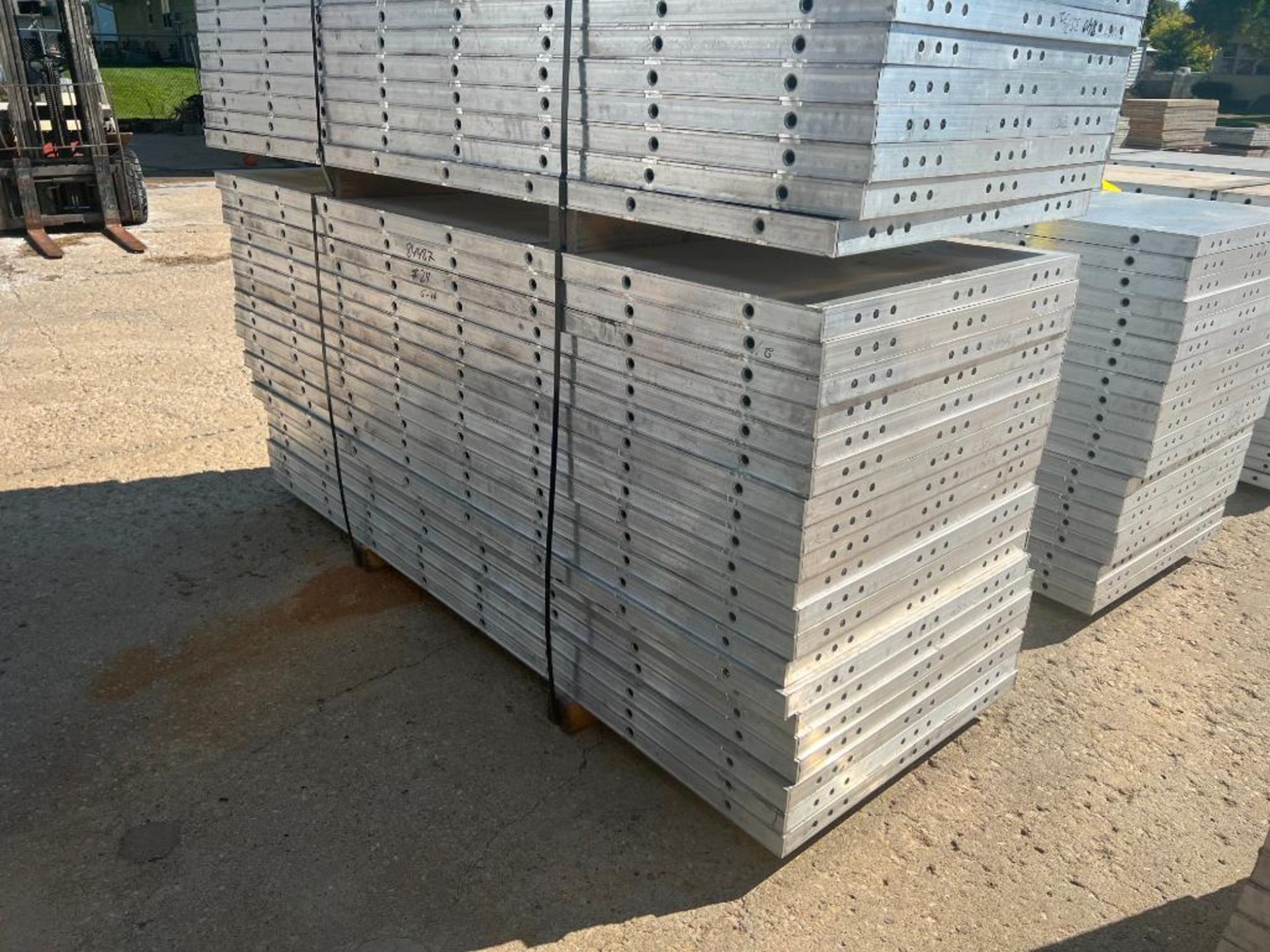 (20) NEW 3' x 8' Wall Ties Aluminum Concrete Forms, 6-12 Hole Pattern. Located in Mt. Pleasant, IA - Image 2 of 2
