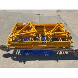 (2) 6' Bil-Jax Pro-Jax Utility Scaffold with casters & Outrigger Pkg. (4) Uprights, Rails, (8) Outri