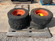 Pallet Bobcat 10-16.5 NHS Tires. Located in Mt. Pleasant, IA