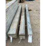 (4) 6" x 9' & (4) 4" X 9' Symons Aluminum Concrete Forms. 6-12 Hole Pattern. Located in Mt. Pleasant