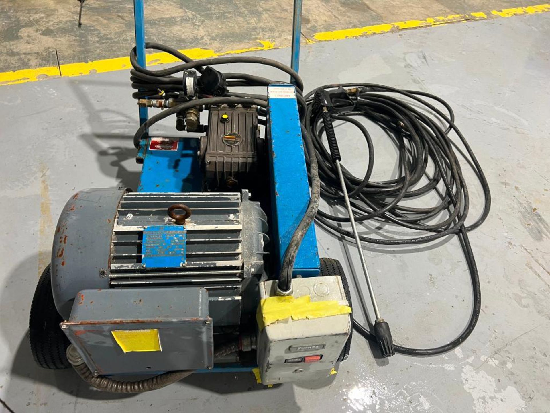 Dultmeier Sales Pressure Washer Farm 25, Model #DU PMT9281B, Serial #31 with Wand and Hose. Located - Image 11 of 16