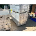 (20) NEW 3' x 8' Wall Ties Aluminum Concrete Forms, 6-12 Hole Pattern. Located in Mt. Pleasant, IA
