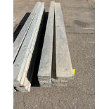 (4) 7" x 9' & (5) 5" x 9' Wall Ties Smooth Aluminum Concrete Forms, 6-12 Hole Pattern. Located in Mt