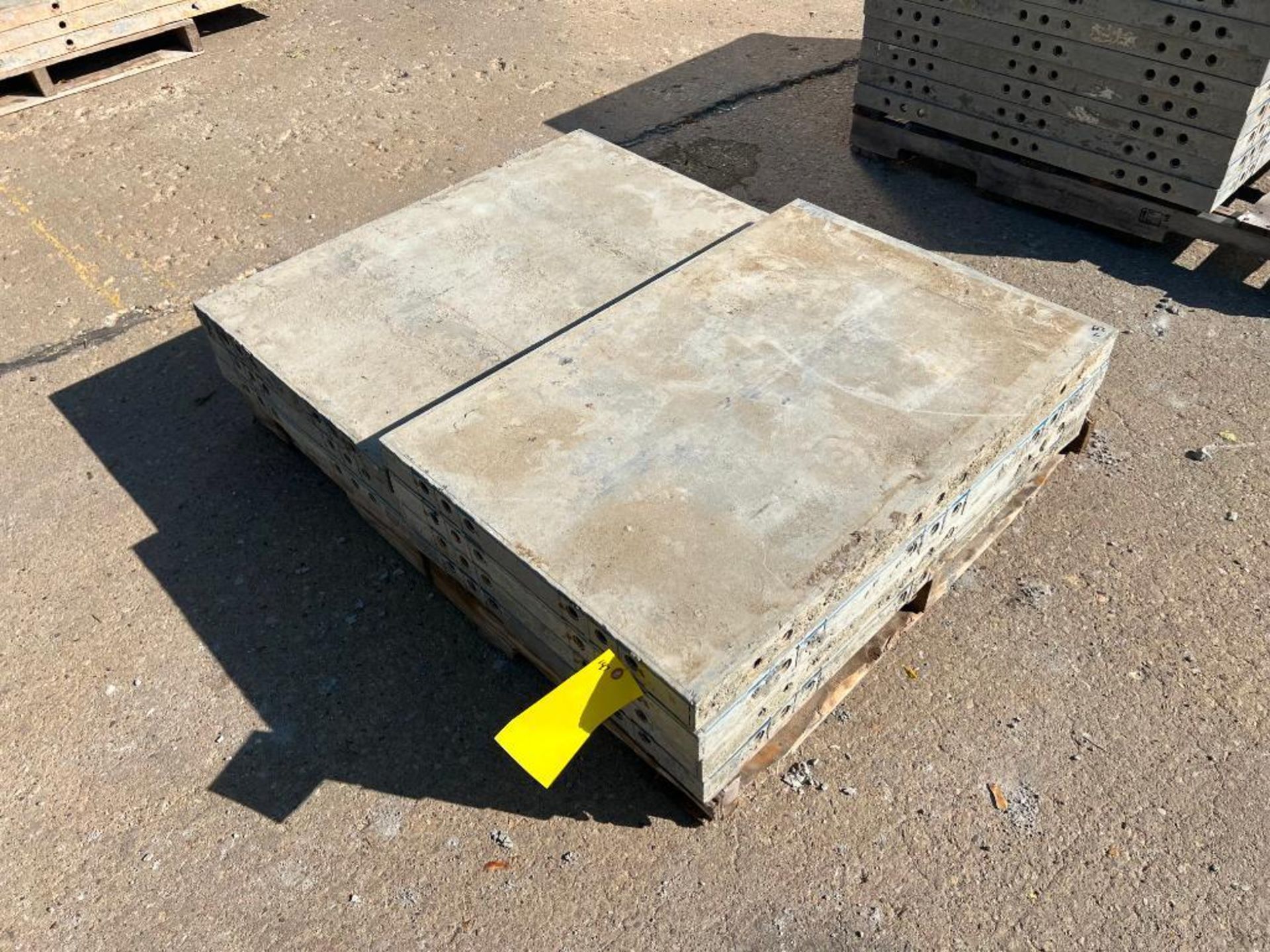 (7) 2' x 3' Western Elite Laydown Smooth Aluminum Concrete Form, 6-12 Triple Punch Hole. Located in - Image 3 of 4