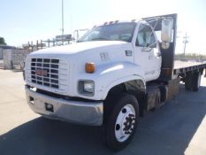 1998 GMC C6500 Flatbed Truck, VIN # 1GDJ7H1C1WJ515756, Miles 166,358, Eaton Fuller 7-Speed Transmiss