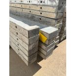 (5) 5" x 8' & (6) 4" x 8' Wall Ties Smooth Aluminum Concrete Forms, 6-12 Hole Pattern. Located in Mt