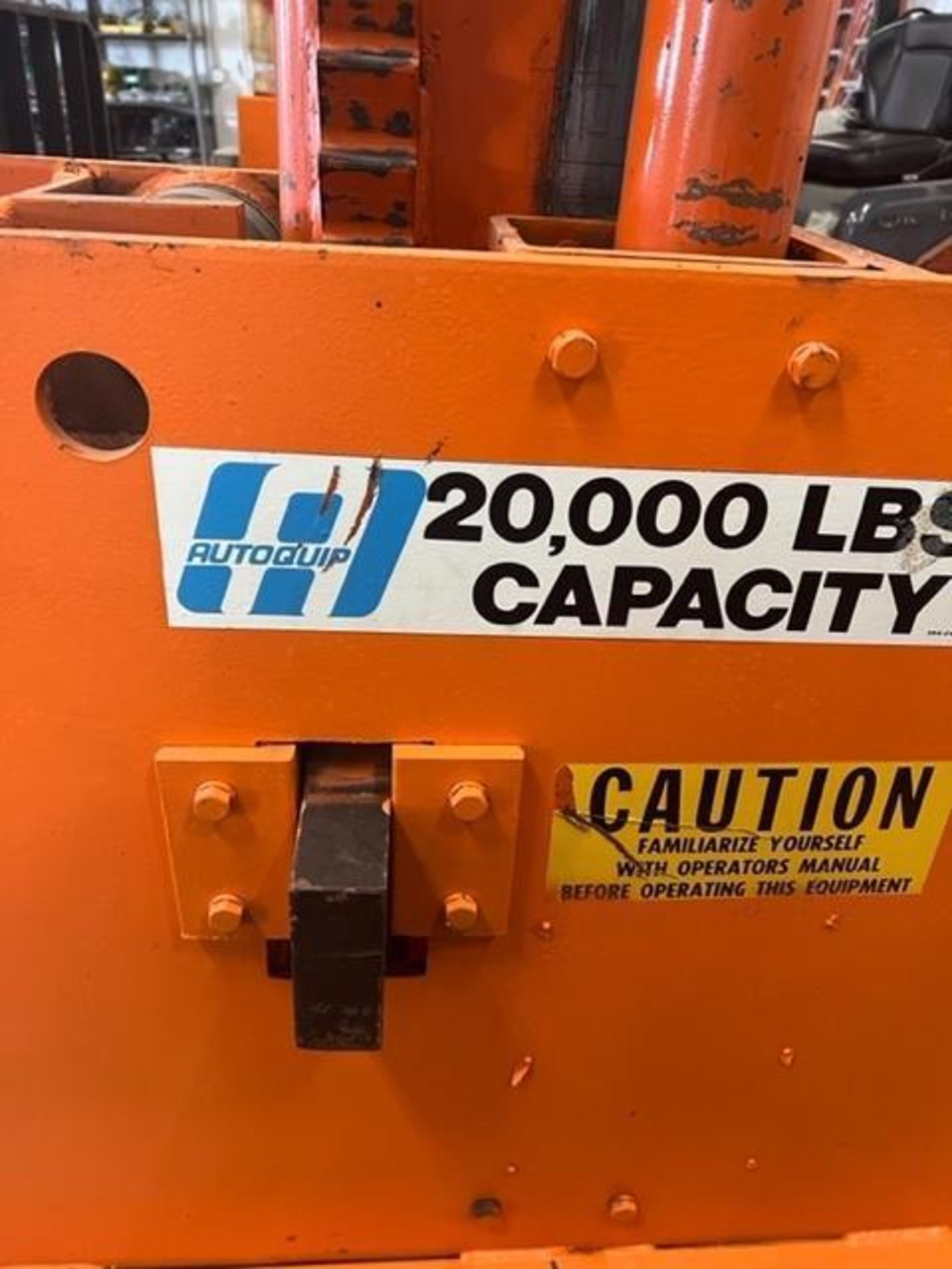 Autoquip 20,000 # Capacity Forklift Hoist. Peoria, IL - Image 8 of 23