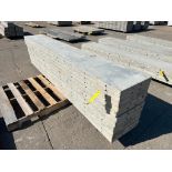 (11) 16" x 9' Wall Ties Smooth Aluminum Concrete Forms, 6-12 Hole Pattern. Located in Mt. Pleasant,