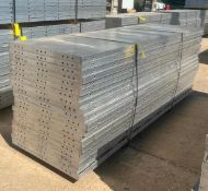 (20) NEW 3' x 10' Wall Ties Aluminum Concrete Forms, 6-12 Hole Pattern. Located in Mt. Pleasant, IA