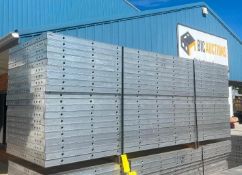 (20) NEW 3' x 10' Wall Ties Aluminum Concrete Forms, 6-12 Hole Pattern. Located in Mt. Pleasant, IA