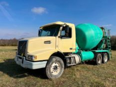 2008 Volvo Concrete Mixer, VIN #4V5KC9EF58N491214, Miles 169,044, Eaton Fuller 9 Speed RTO-16909ALL,