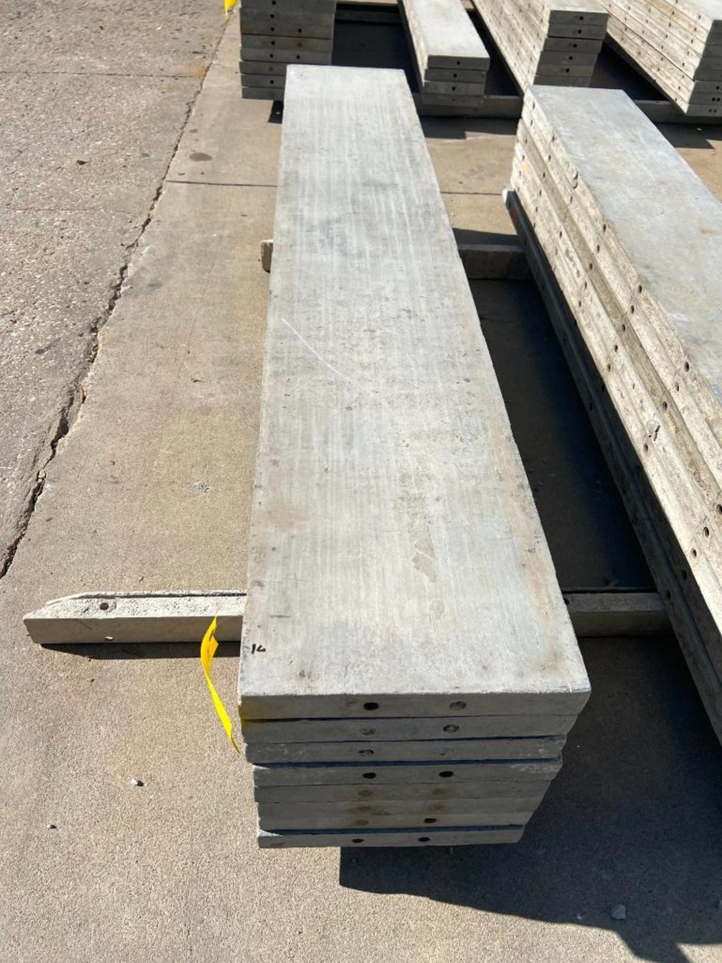 (8) 16" x 8' Wall Ties Smooth Aluminum Concrete Forms, 6-12 Hole Pattern. Located in Mt. Pleasant, I