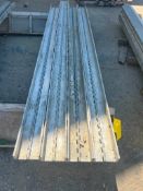 (4) 2 1/2" x 8' Hinged Wall Ties Smooth Aluminum Concrete Forms, 8" Hole Pattern. Located in Mt. Ple