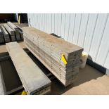(13) 13" x 8' Wall Ties Smooth Aluminum Concrete Forms, 6-12 Hole Pattern. Located in Mt. Pleasant,