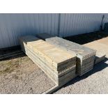 (10) 20" x 8' Wall Ties Smooth Aluminum Concrete Forms, 6-12 Hole Pattern. Located in Mt. Pleasant,