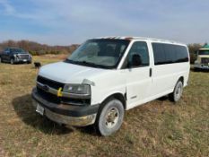 2005 Chevy 3500 Cargo Van, VIN #1GAHG35U351235515, Miles 265,857, Automatic Transmission, Vortec 6.0