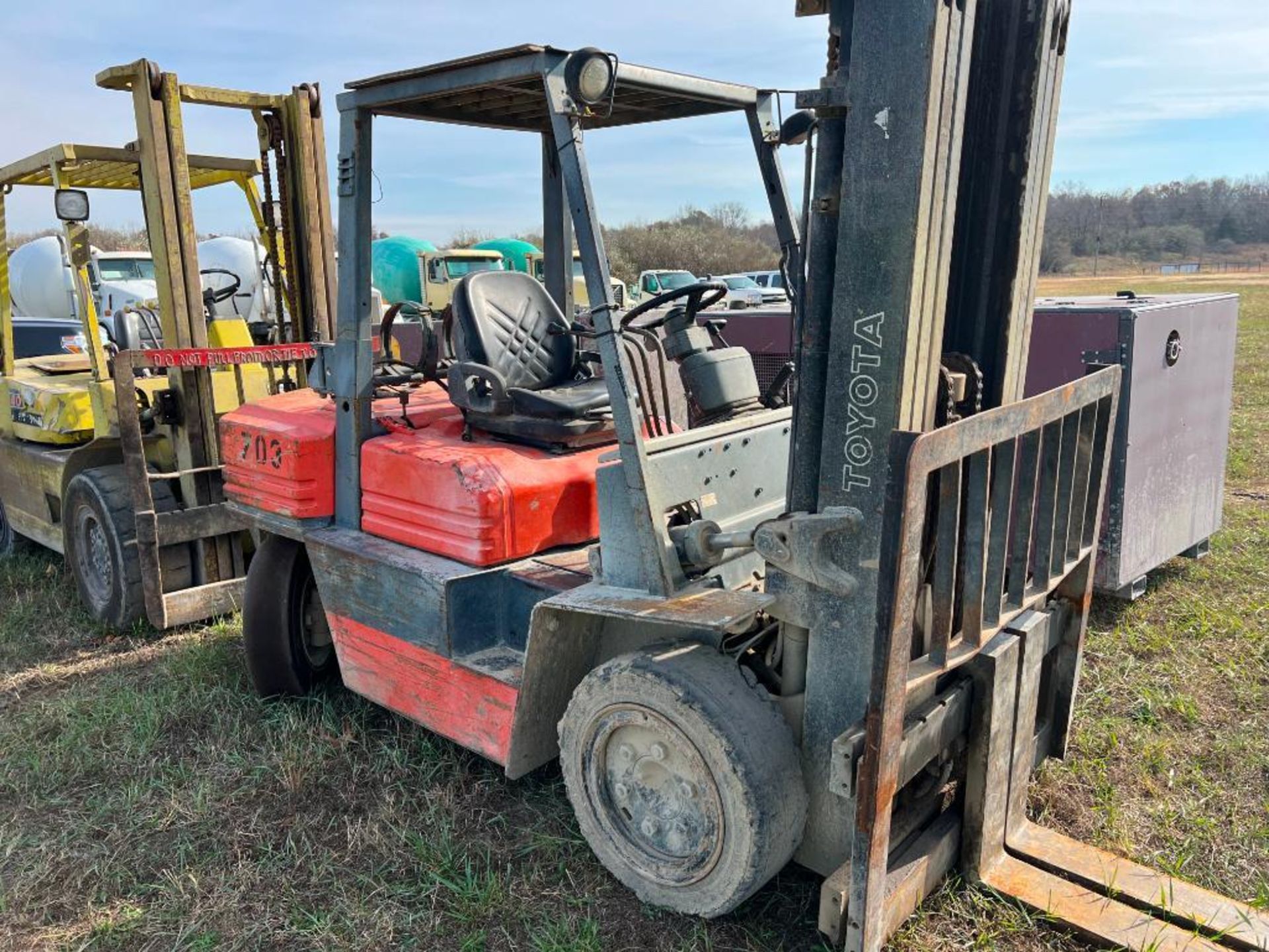 Toyota 02-5FG35 Forklift, Serial #A5FG35-30598, Hours 10,268, 6 Cylinder Gas Engine, Powershift Tran - Image 2 of 11