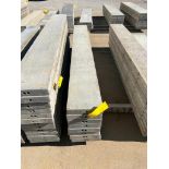 (8) 11" x 8' Wall Ties Smooth Aluminum Concrete Forms, 6-12 Hole Pattern. Located in Mt. Pleasant, I