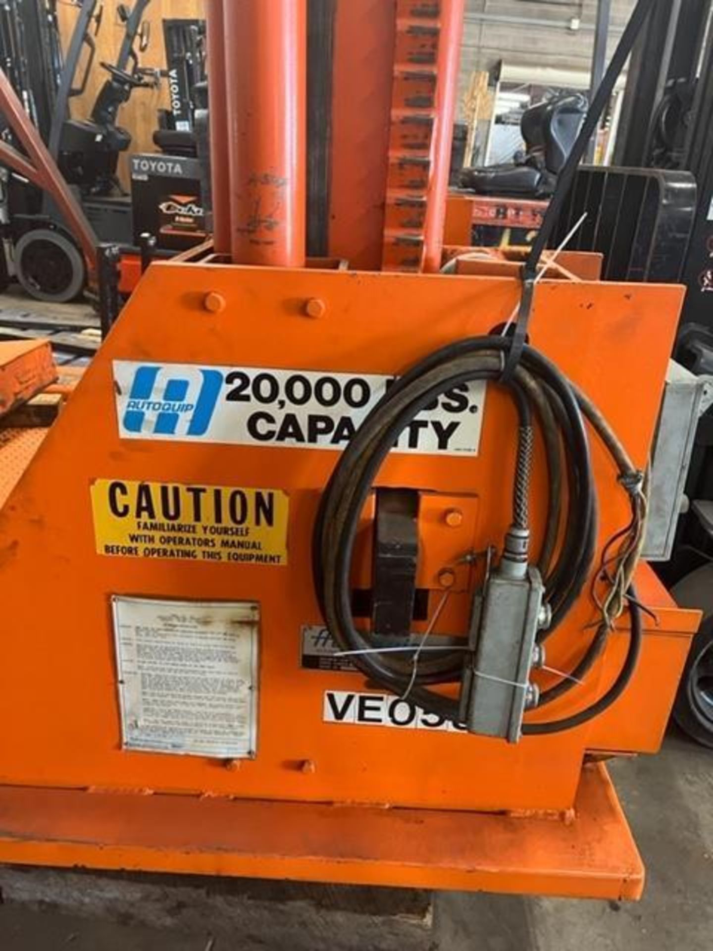 Autoquip 20,000 # Capacity Forklift Hoist. Peoria, IL - Image 21 of 23