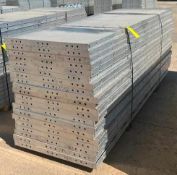 (20) NEW 3' x 10' Wall Ties Aluminum Concrete Forms, 6-12 Hole Pattern. Located in Mt. Pleasant, IA