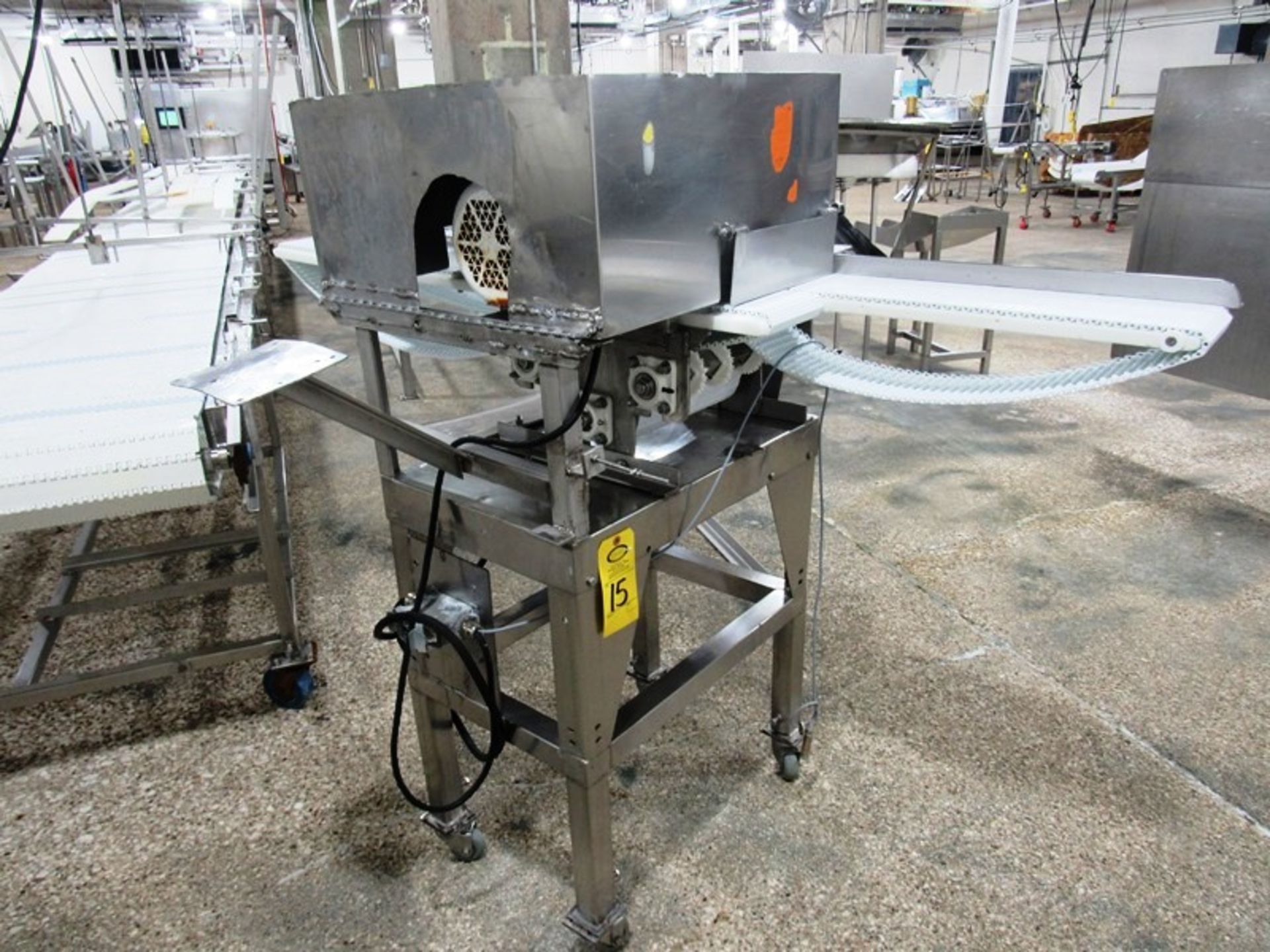 Stainless Steel Single Blade Breast Cutter, 6" W X 6' L belt, 1/2 h.p. motor, 220 volts, 3 phase - Image 4 of 4