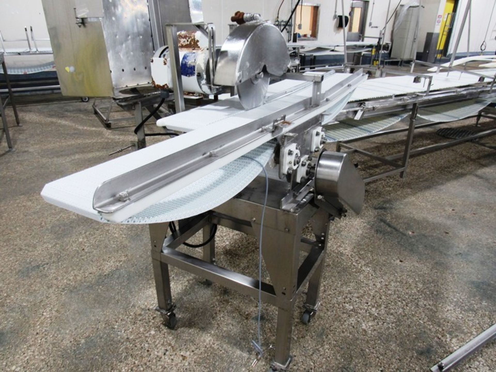 Stainless Steel Single Blade Breast Cutter, 6" W X 6' L belt, 1/2 h.p. motor, 220 volts, 3 phase - Image 2 of 4