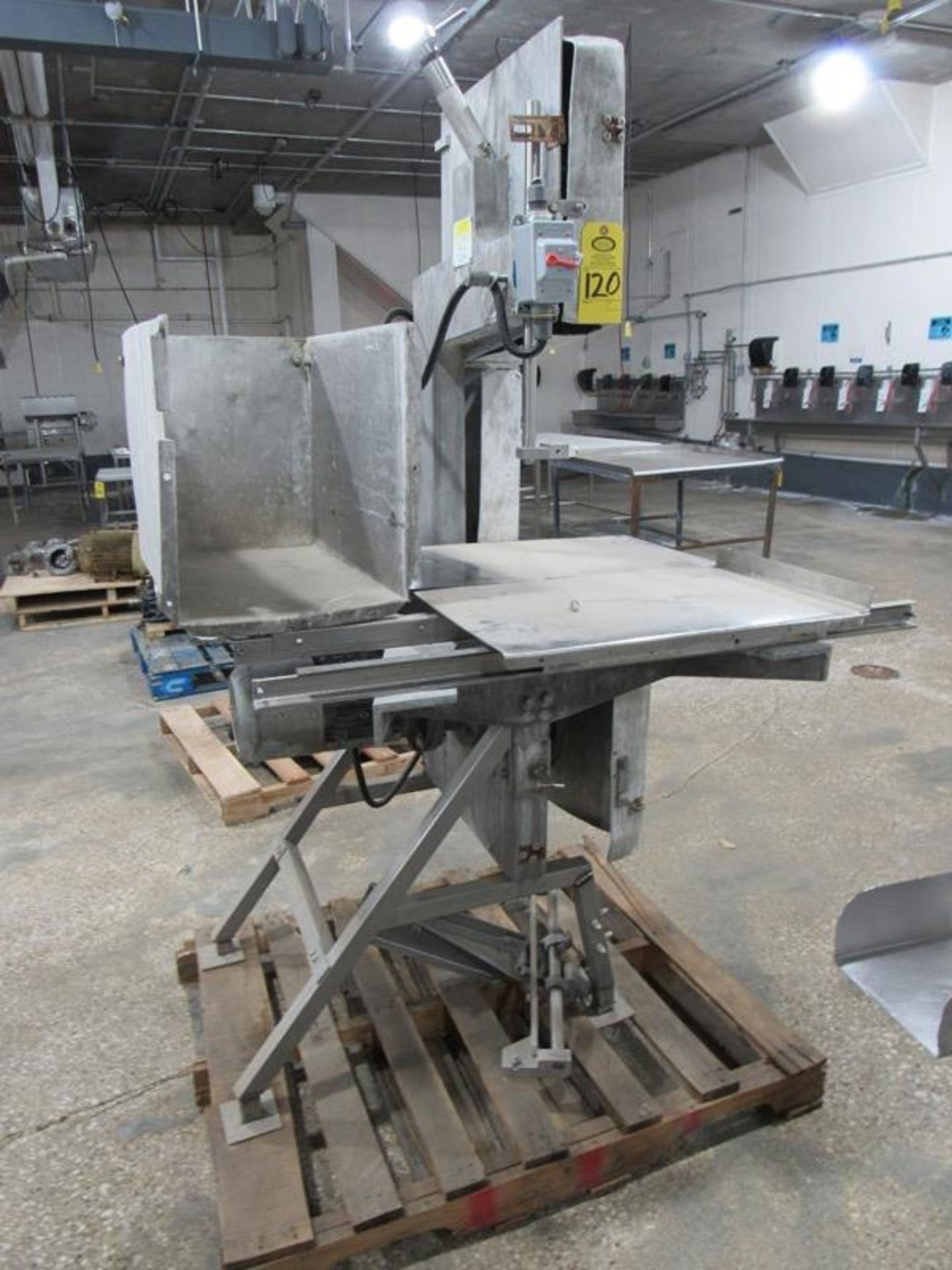 AEW Mdl. 400M Band Saw, Ser. #LHS120585 Removal: By Appointment Only. Required Rigging Fee $50.00.