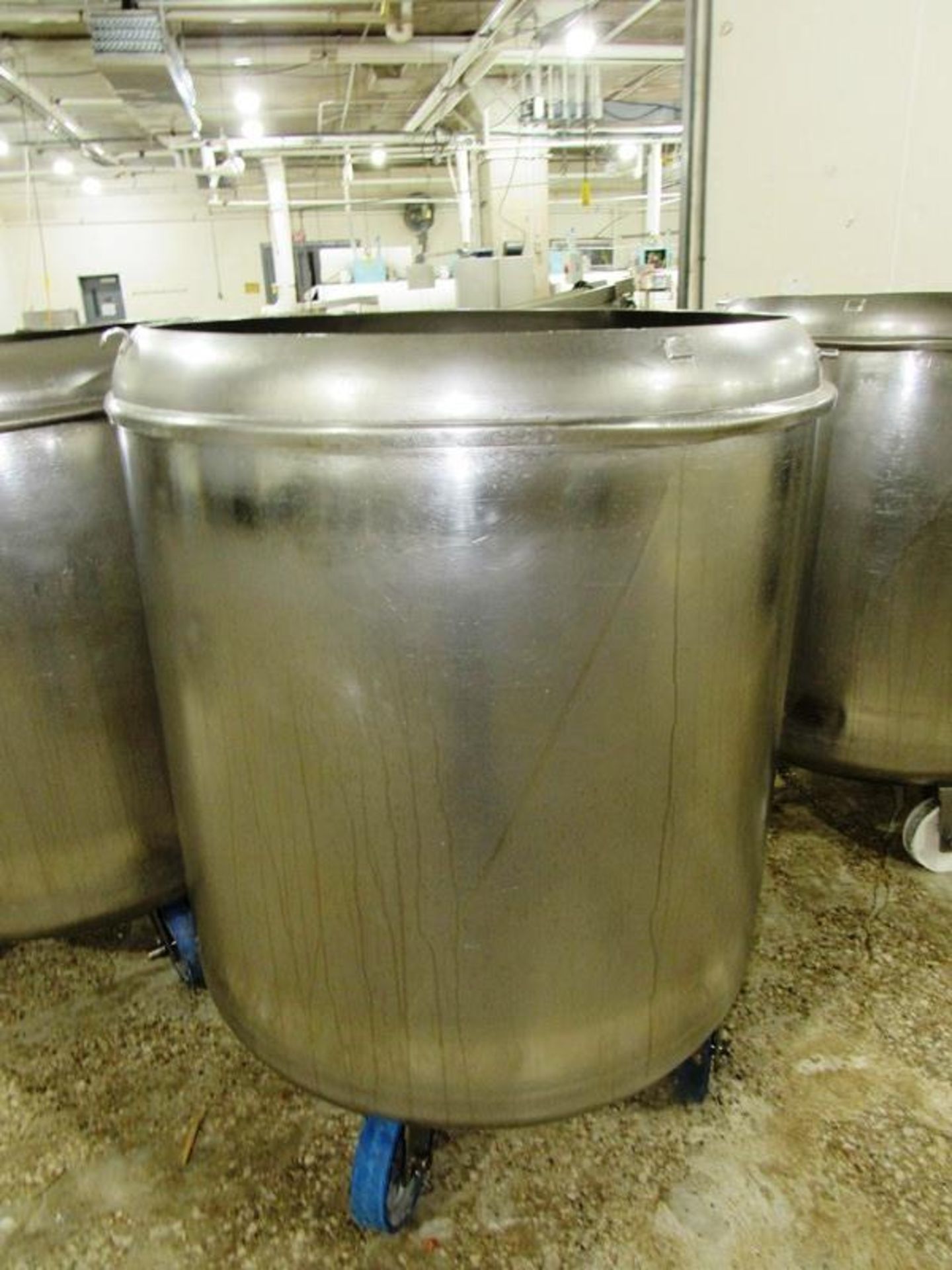 Globus Mdl. HS 3/5 Tumbling System, tumbling bed, (1) 750 liter stainless steel drum with lid, - Image 5 of 5