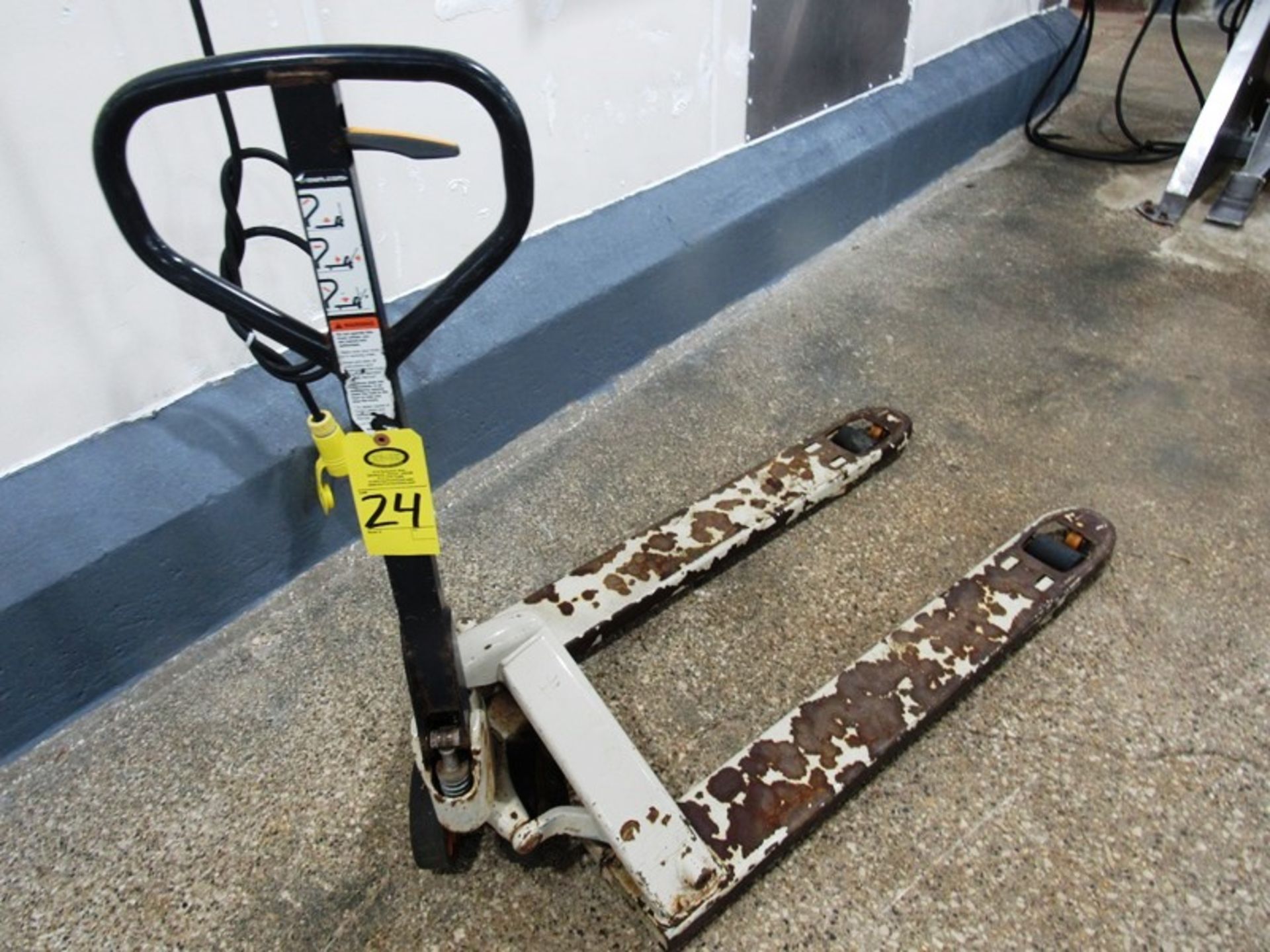 Crown Pallet Jack (did not raise) Removal: By Appointment Only. Required Rigging Fee $10.00 .