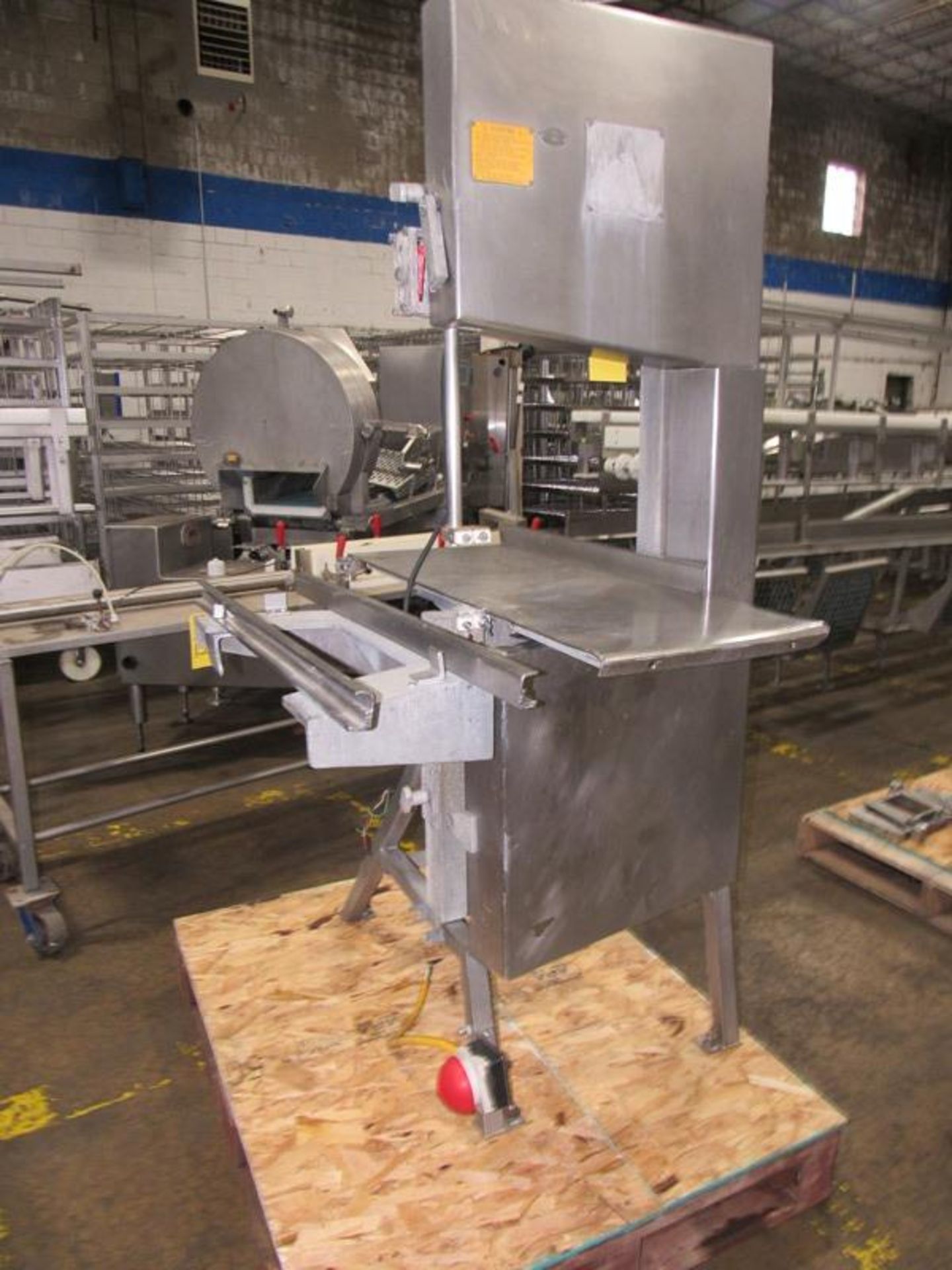AEW Mdl. 400 Band Saw, aluminum head, missing moveable table and motor cover (Located in Plano, IL) - Image 2 of 6