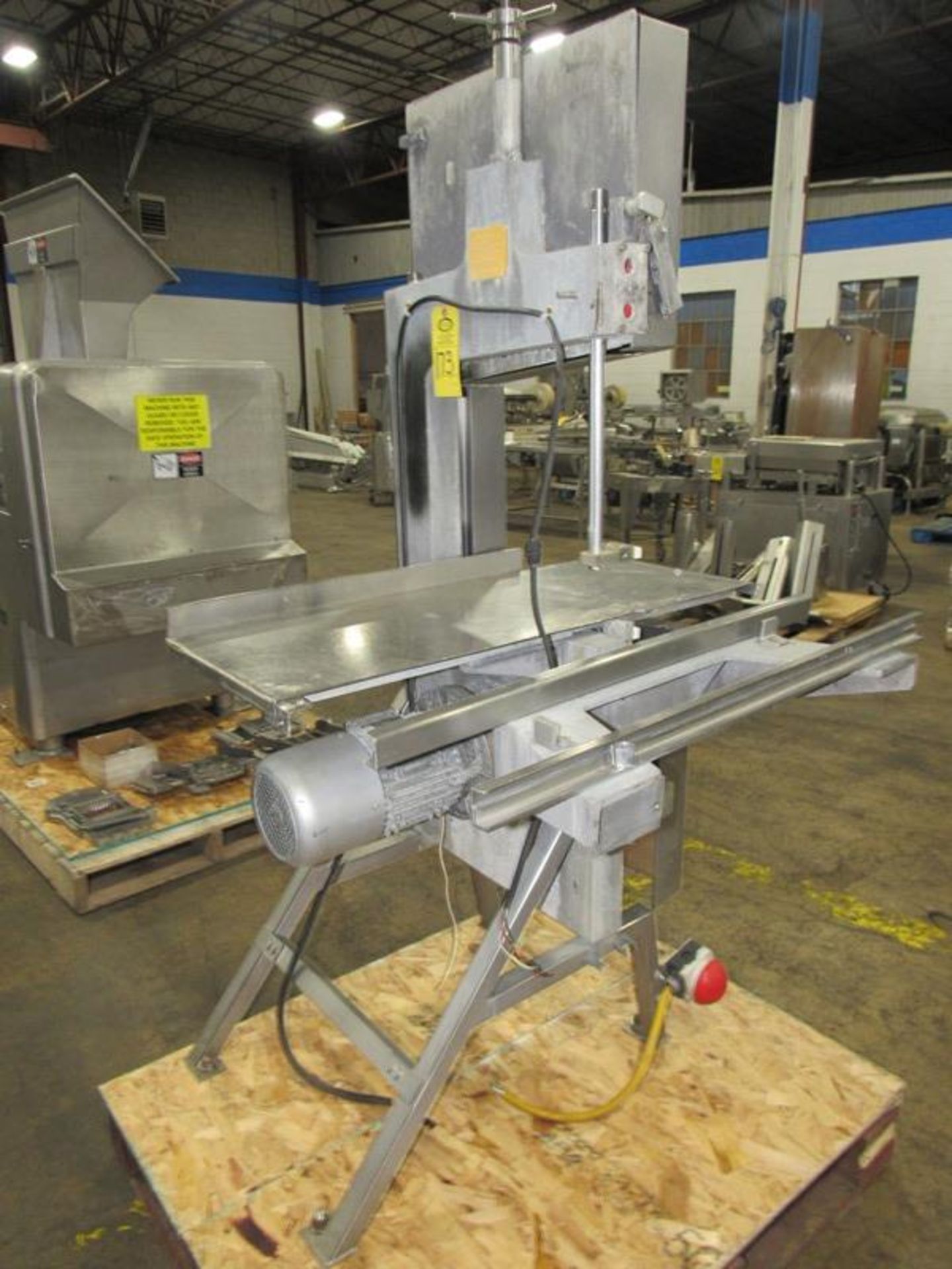 AEW Mdl. 400 Band Saw, aluminum head, missing moveable table and motor cover (Located in Plano, IL)