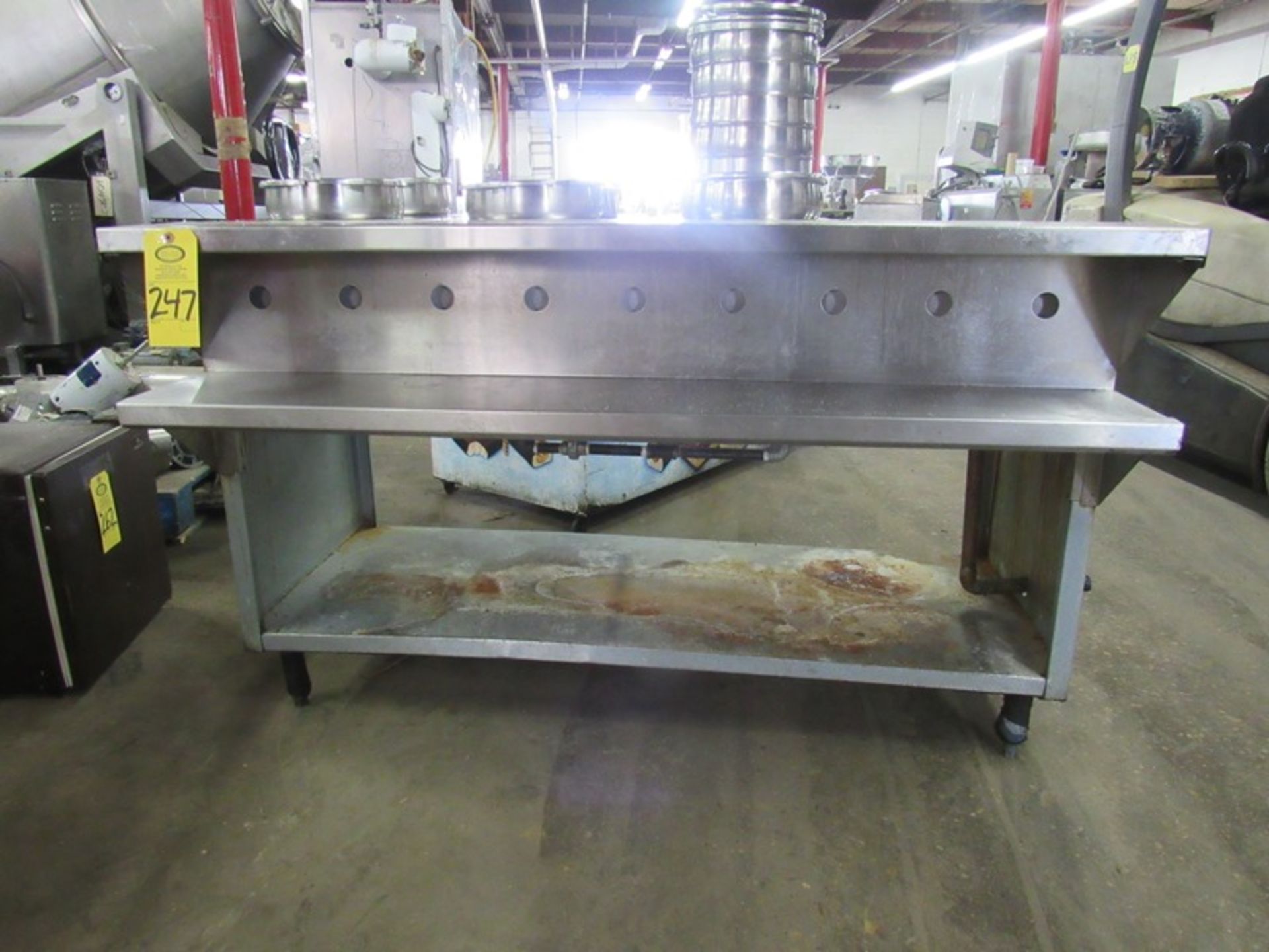 Stainless Steel Natural Gas Fired Steam Table, 30" W X 57" L, (11) pots (Located in Sandwich, IL) - Image 3 of 4
