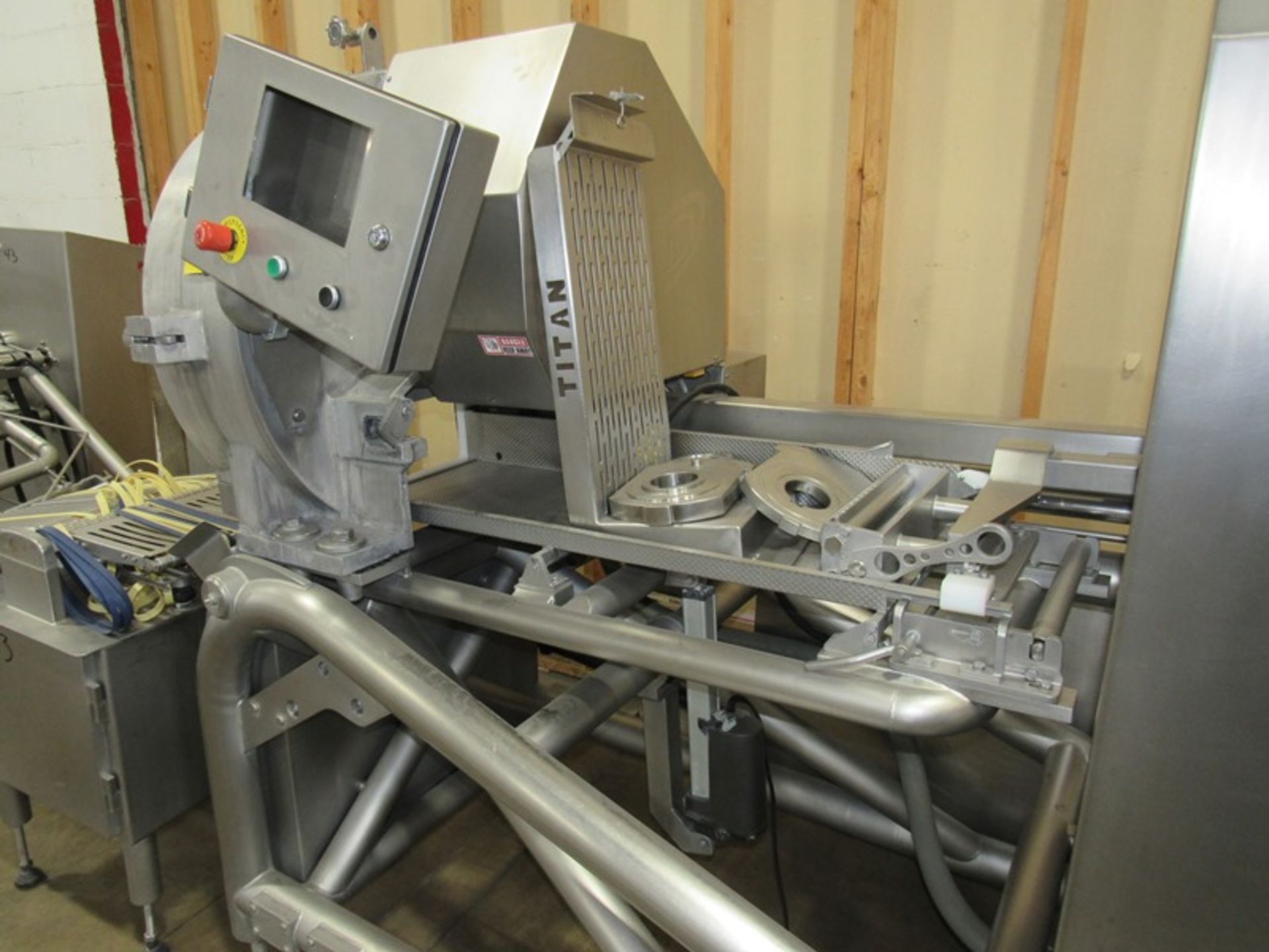Hermes Mdl. Titan Ram Feed Slicer, checkweigher, exit conveyor, (machine incomplete) (Located in - Image 4 of 5
