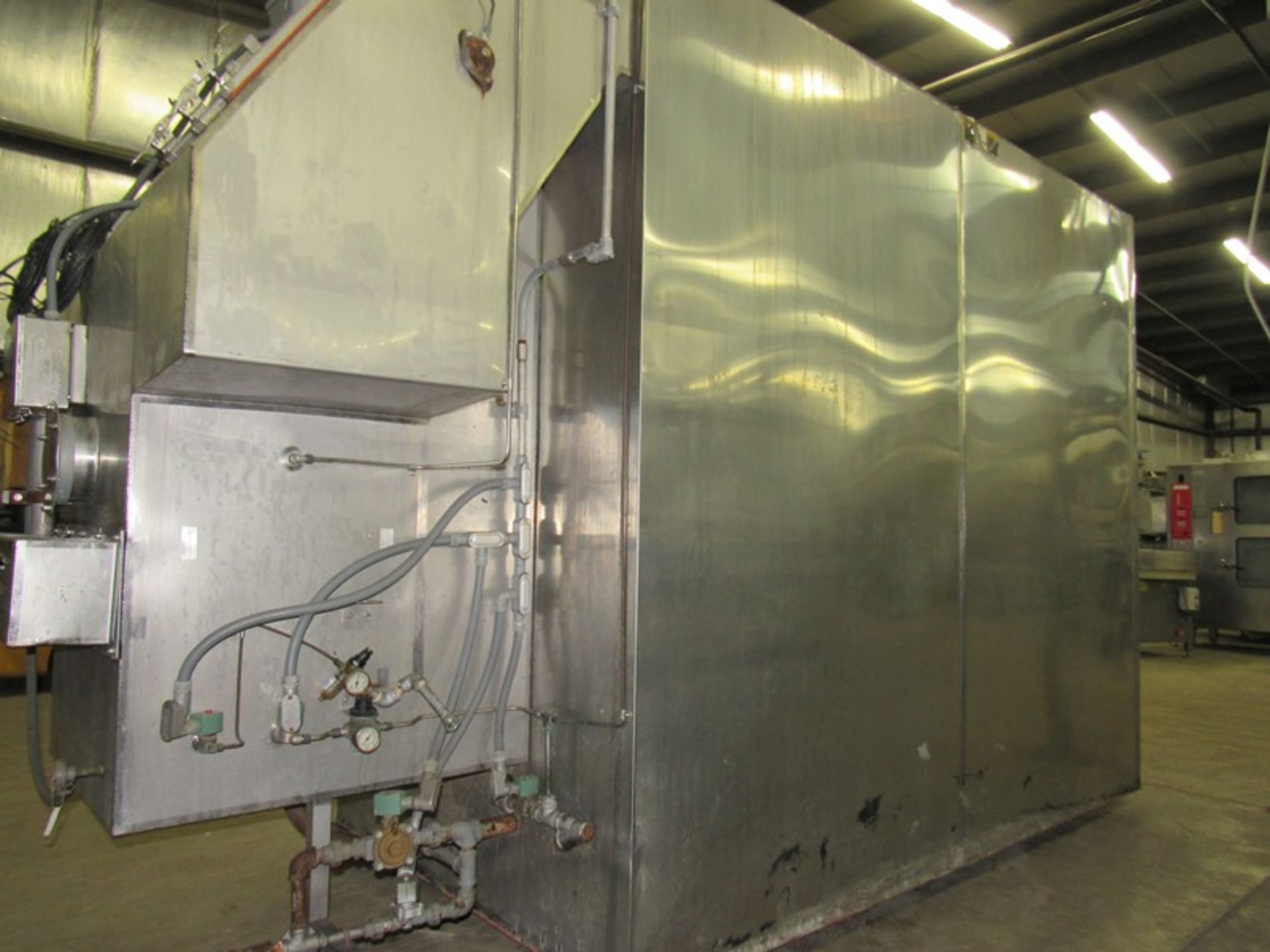 Alkar Stainless Steel Electric Fired 2-Truck Oven with shower, 4' W X 6' T door opening, 44" W - Image 4 of 24